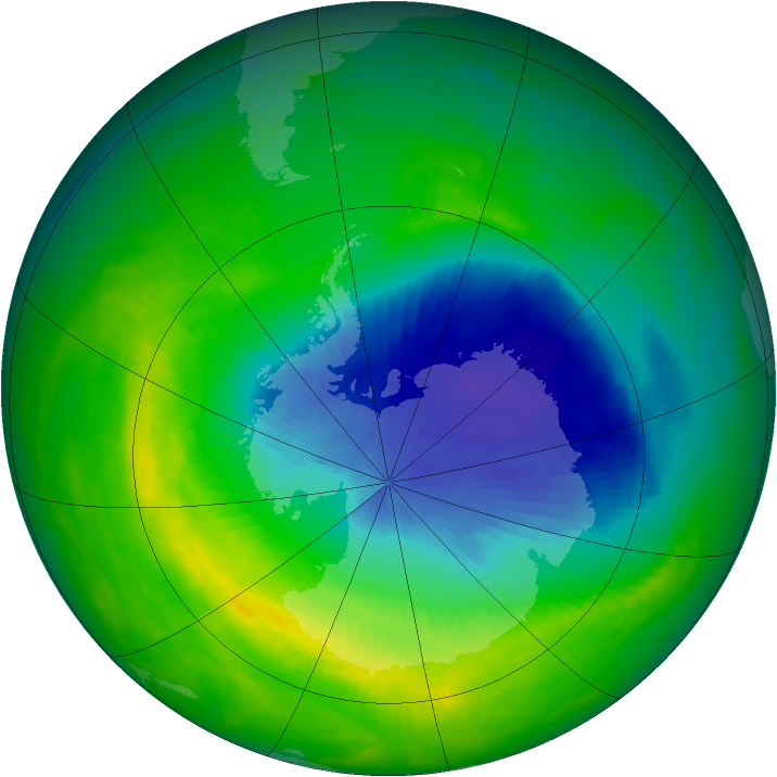 Ozone Map 1991-11-06